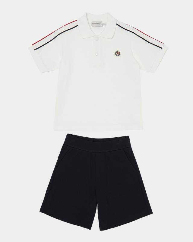 Boy's Polo Shirt W/ Shorts Set, Size 4-